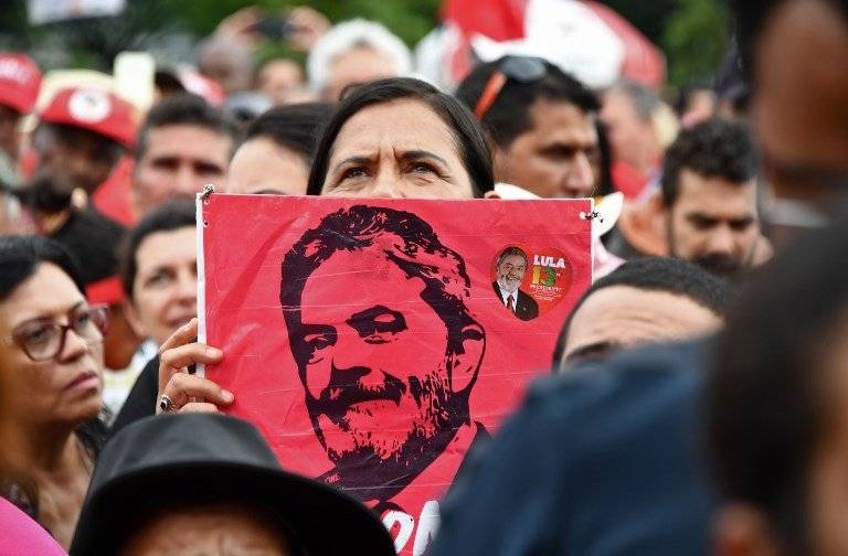Apoyo a Lula da Silva en Brasil