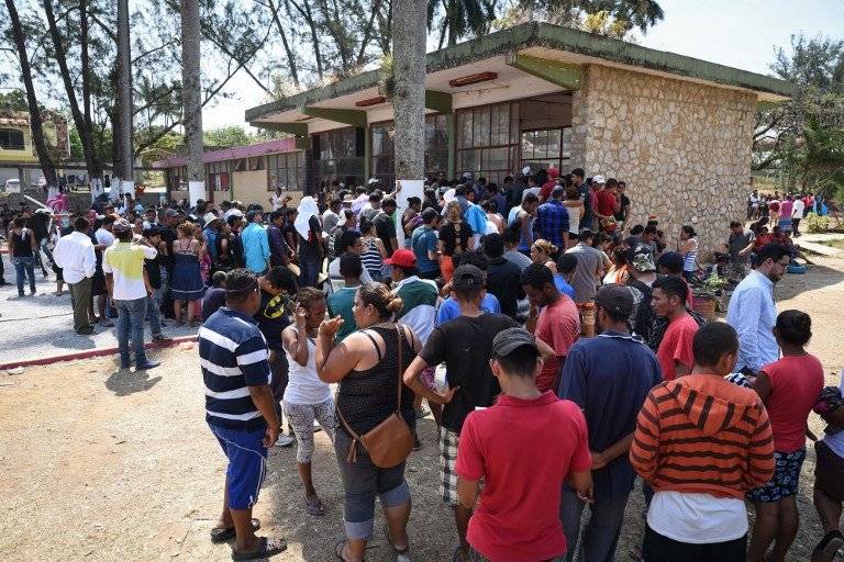 Caravana migrante en México