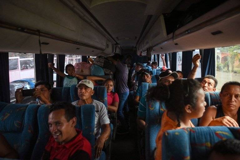 Caravana migrante en México