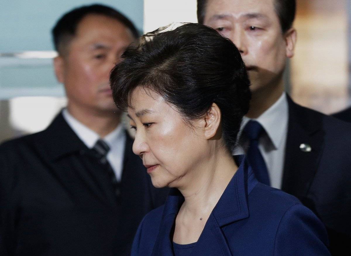 Park Geun-hye fue detenida el 30 de marzo de 2017.