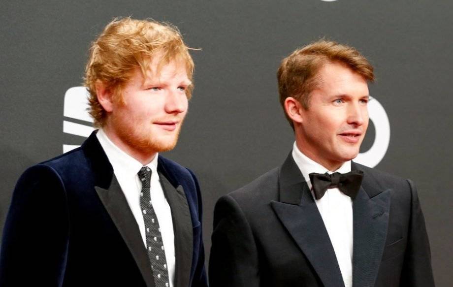 James Blunt y Ed Sheeran