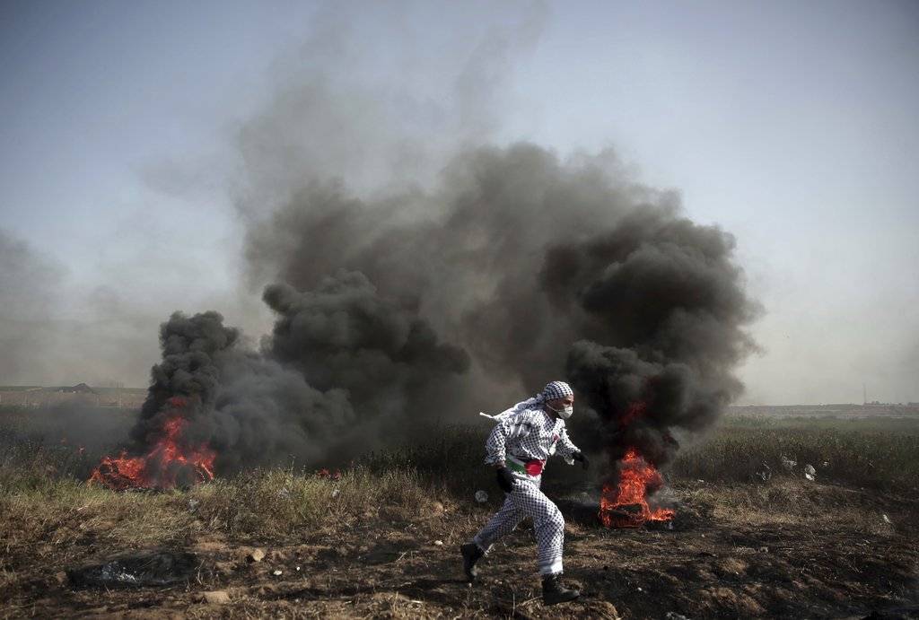 Marcha de palestinos