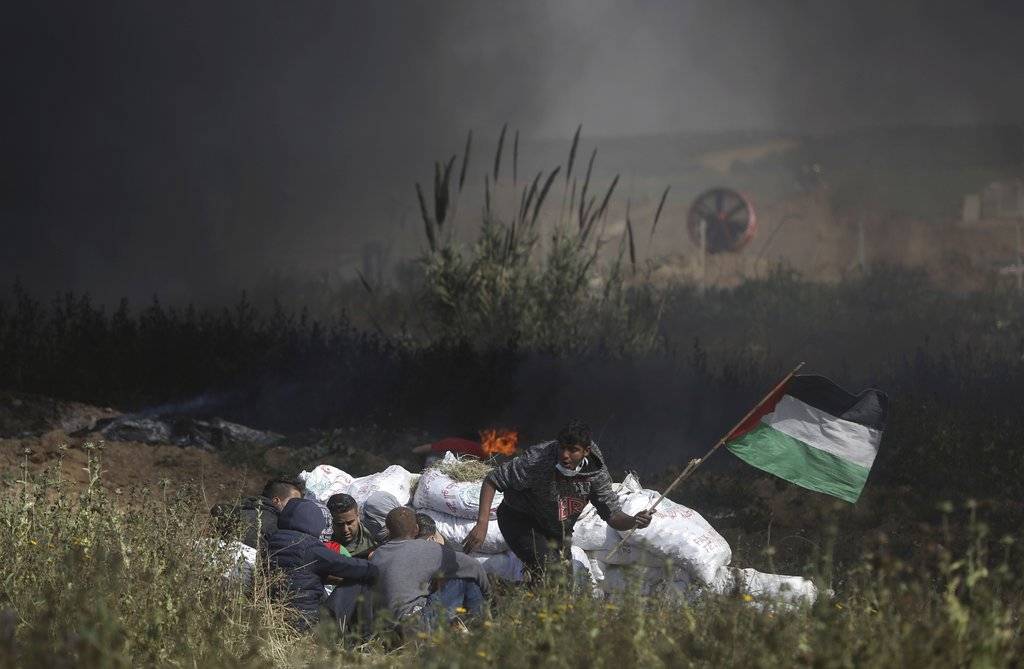 Marcha de palestinos