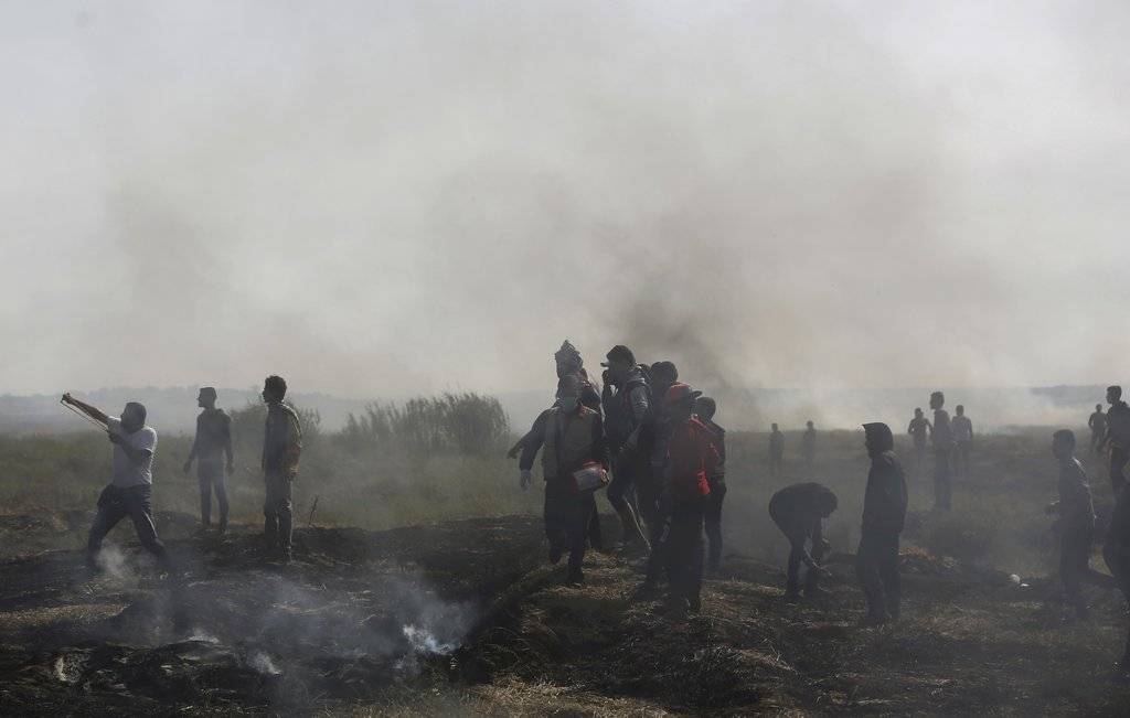 Marcha de palestinos