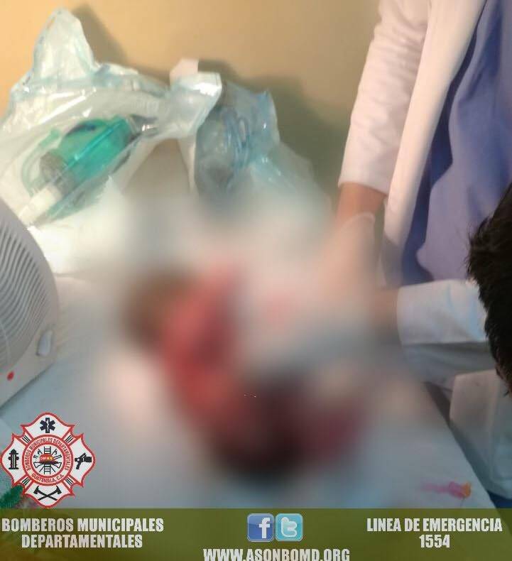 bebé abandonado en Jocotenango
