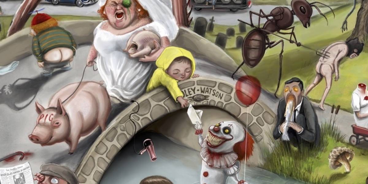 Casi 200 referencias sobre Stephen King se encuentran en esta imagen, ¿puedes encontrarlas todas?