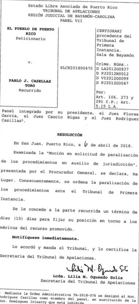 documento tribunal