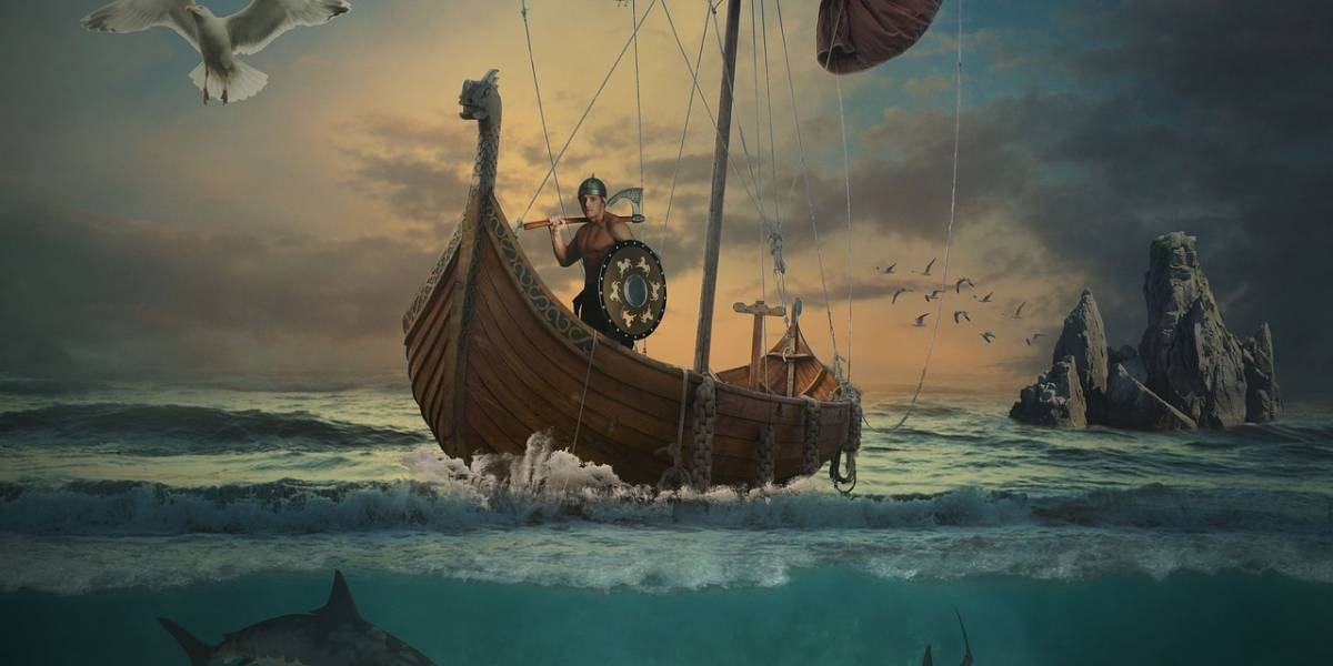 Investigadores hallan barca fúnebre Vikinga con restos de humanos en ella