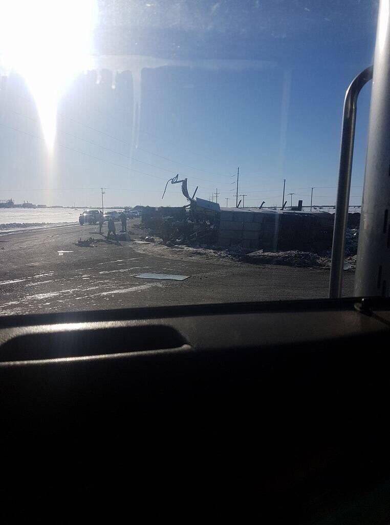 El bus quedó destruido
