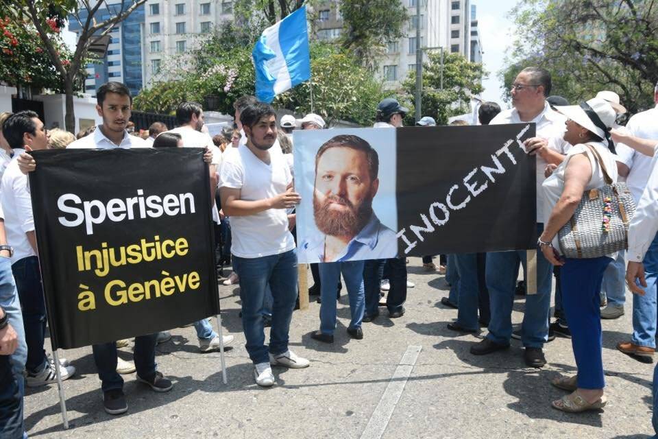 Manifestación Erwin Sperisen