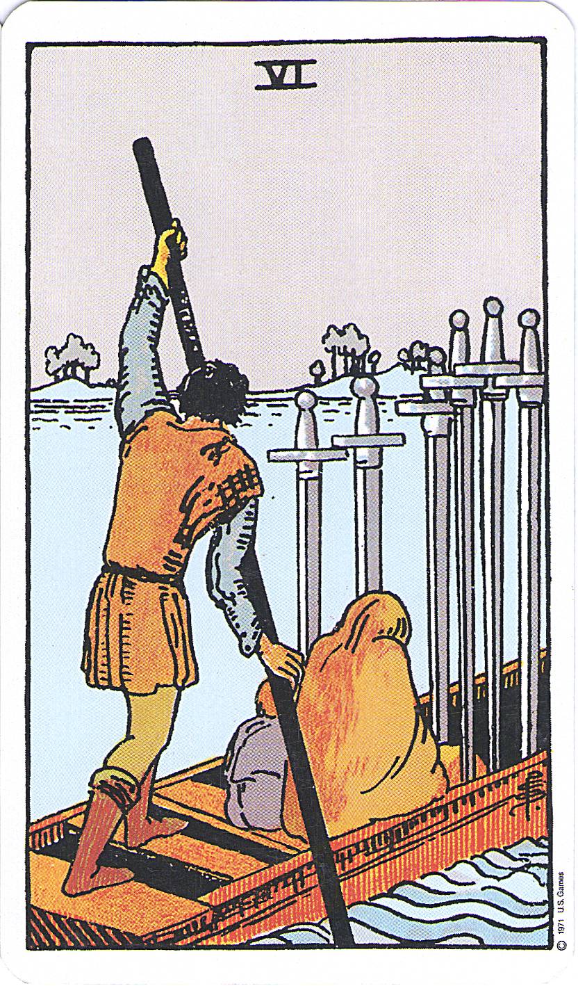 seis de espadas seis de espadas tarot