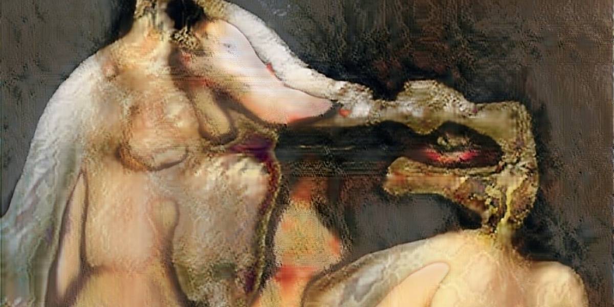 Una inteligencia artificial pintó cuerpos desnudos y dejó terroríficas imágenes