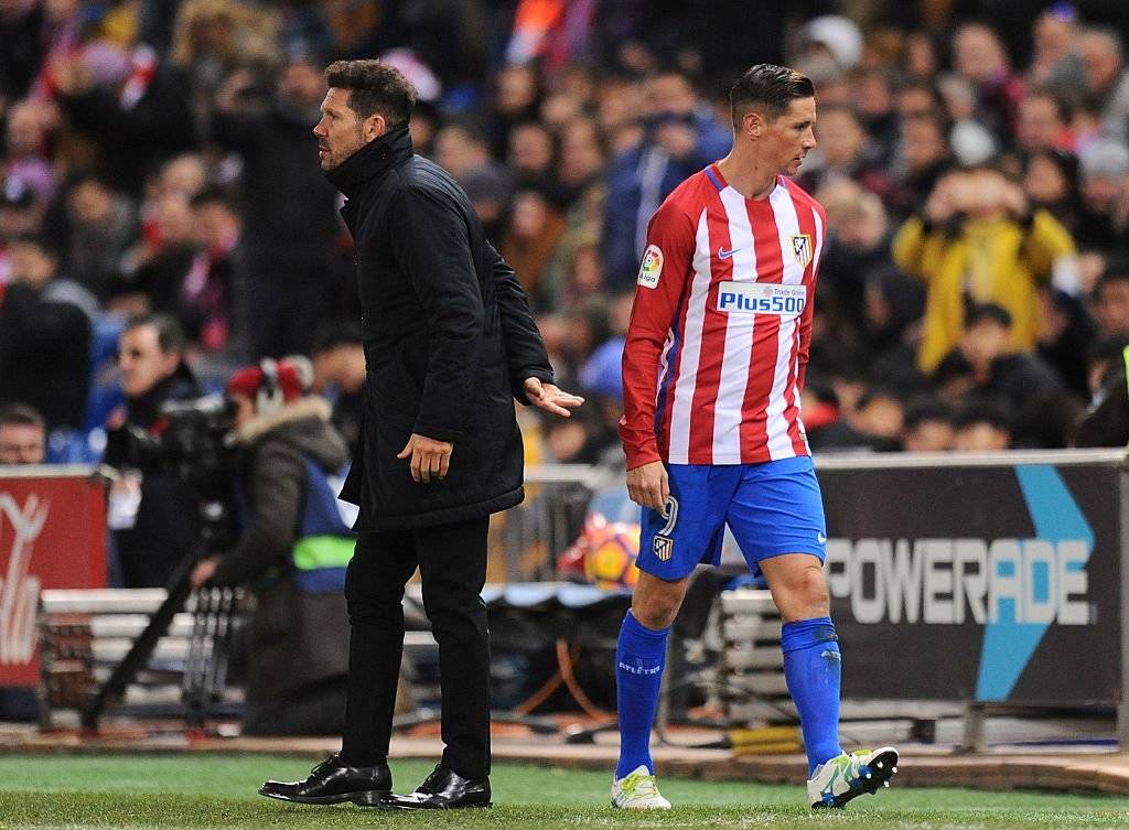"Lo que he tenido que hablar con él lo he hecho de puertas hacia dentro, no de cara a los medios", dijo Torres sobre su relación con Simeone / Foto: Getty Images