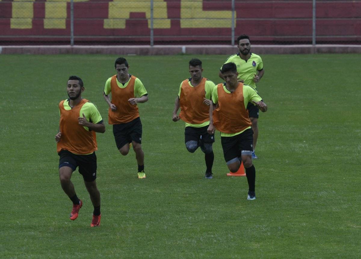 El equipo hizo ayer un trabajo de recuperación.