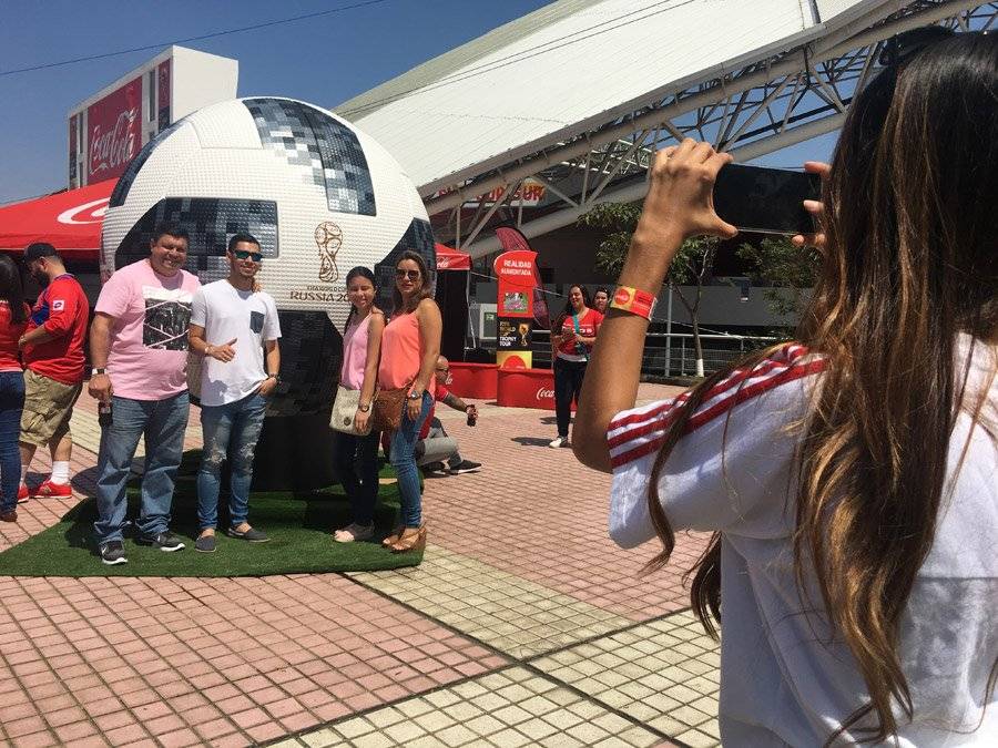 Asistentes de la gira del trofeo