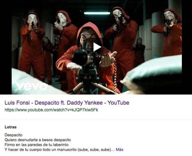 Esto apareció en el video