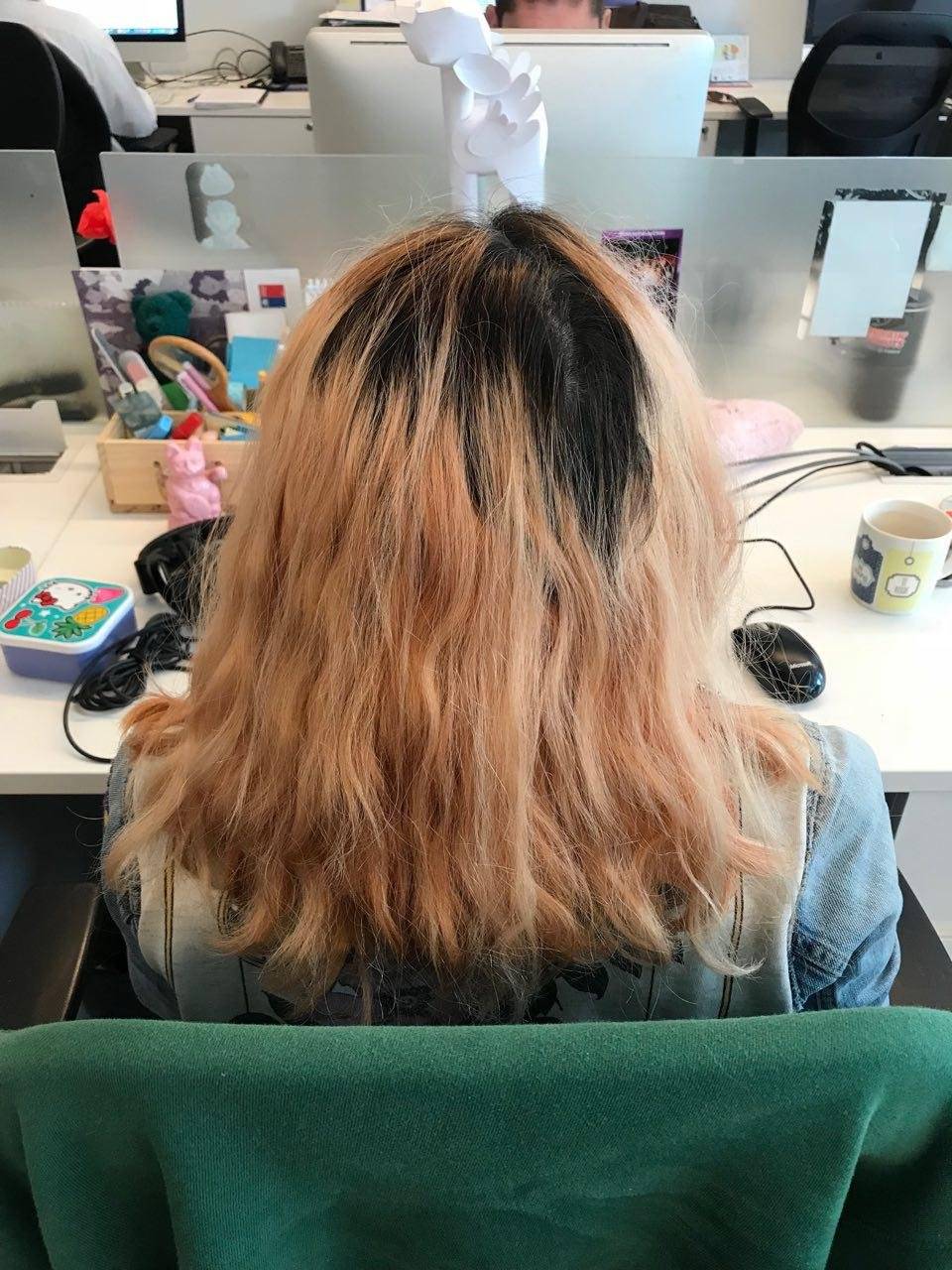 pelo rosado