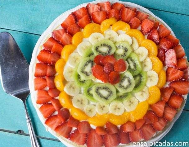 pizza de frutas