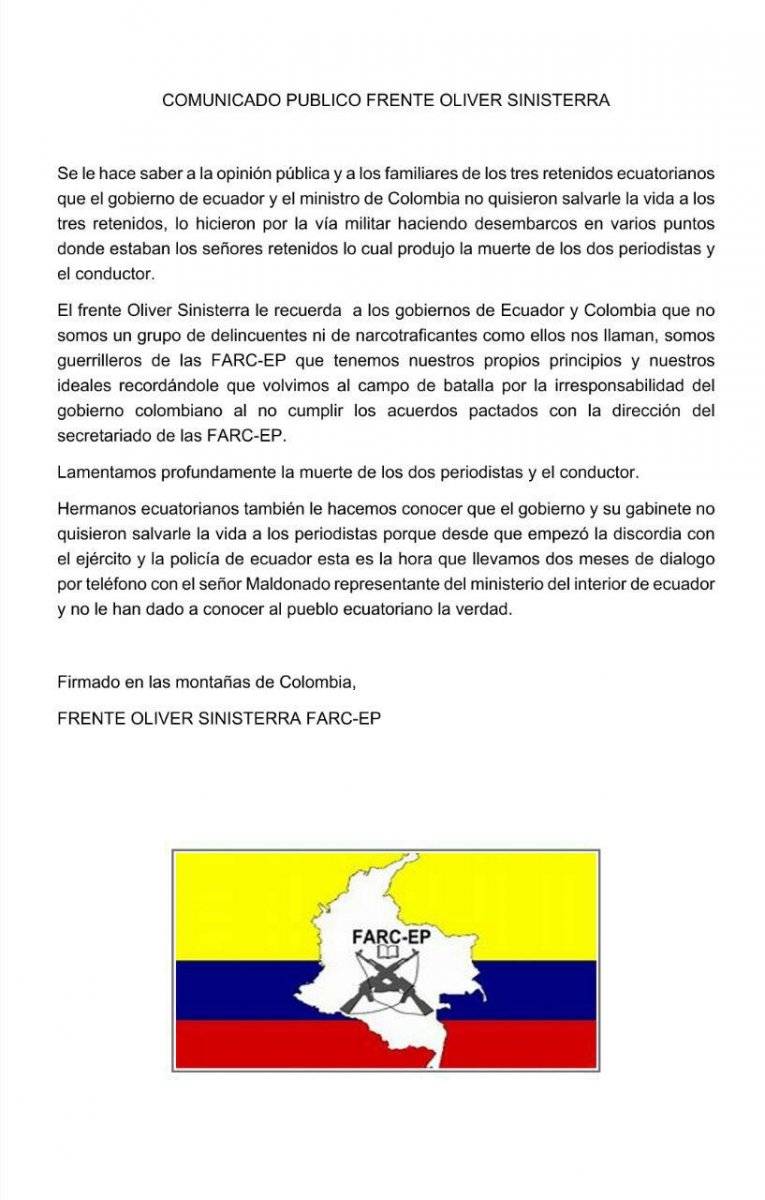 comunicado