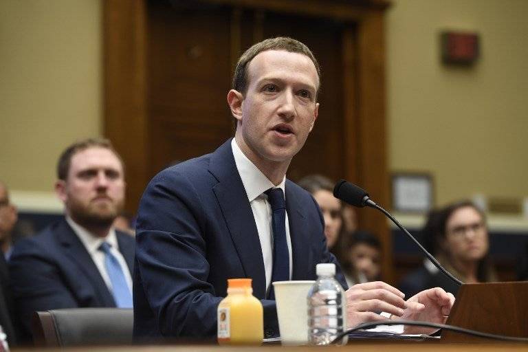 Mark Zuckerberg en el Congreso de Estados Unidos