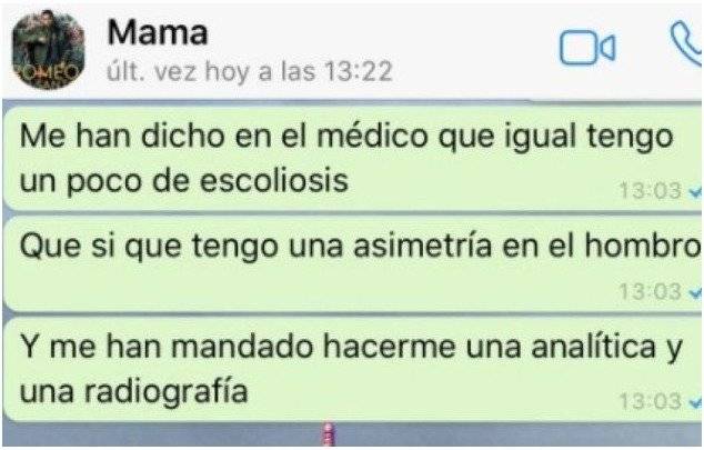 Conversación madre e hijo