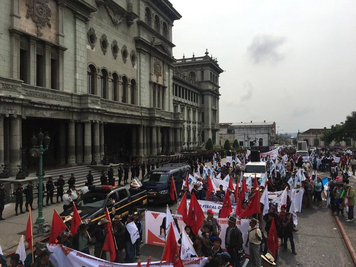 manifestación contra la corrupción del 12 de abril