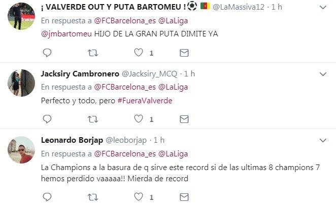 Comentarios de aficionados de Barcelona