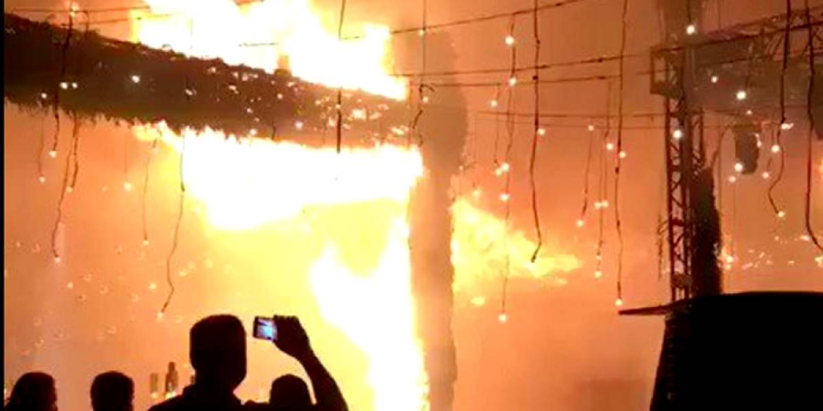 Se quema salón de eventos a la mitad de una boda en Zapopan