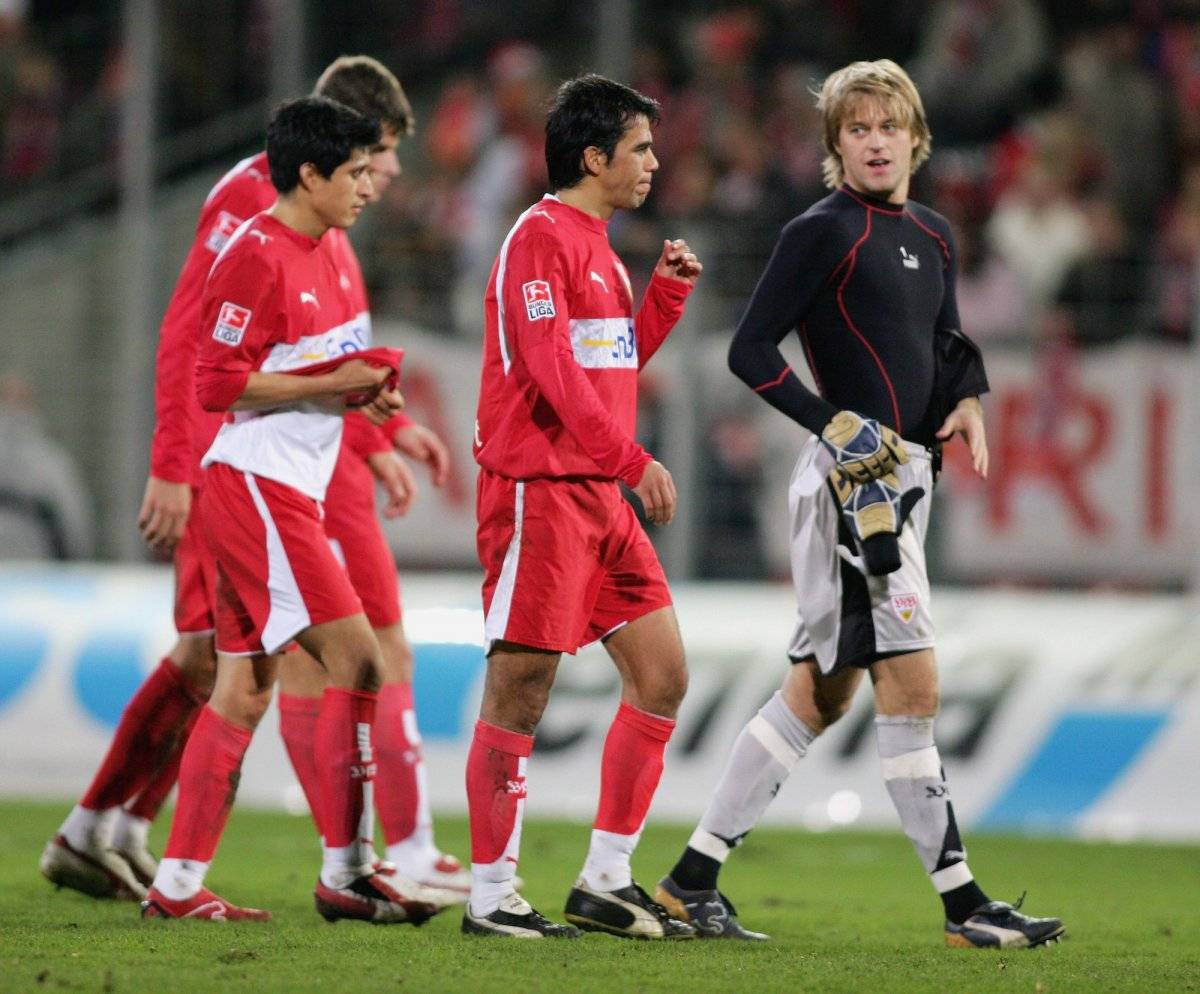 Pavel Pardo y Ricardo Osorio Stuttgart
