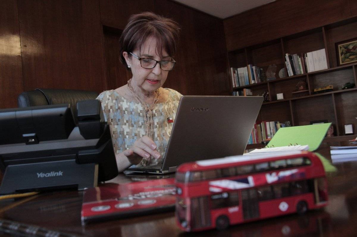 Gloria Hutt, ministra de Transportes / Gentileza