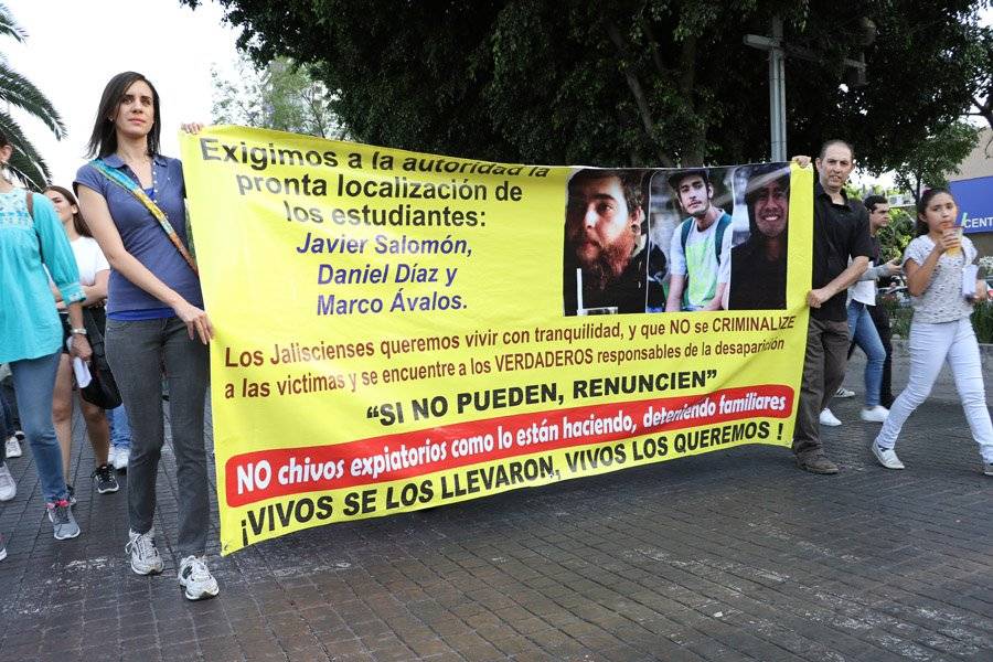 Marchas en Jalisco, exigen la localización de todos los desaparecidos