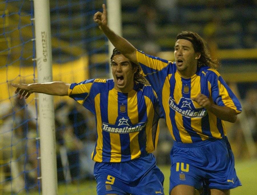 Vitamina, como jugador, lució la 10 de Rosario Central / Foto: AP
