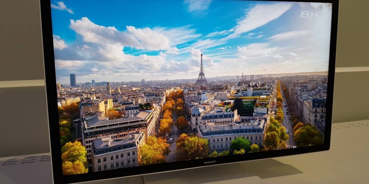 Sharp lanza en Europa su nuevo televisor a 8K
