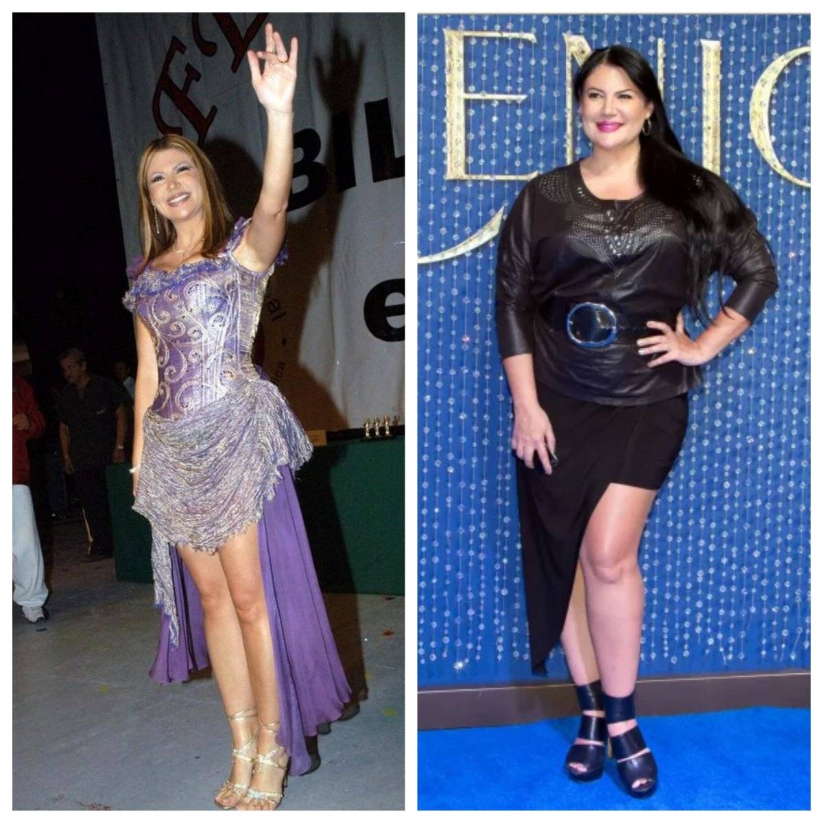 Alejandra Ávalos antes y después