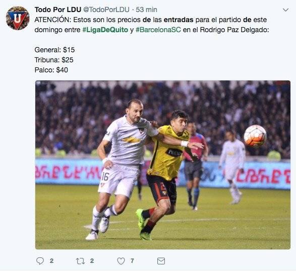 Liga de Quito vs Barcelona SC