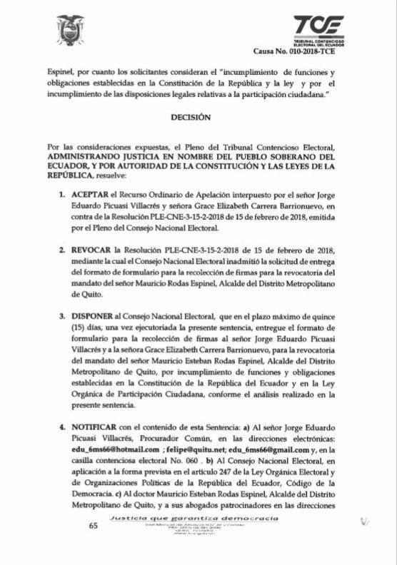 revocatoria