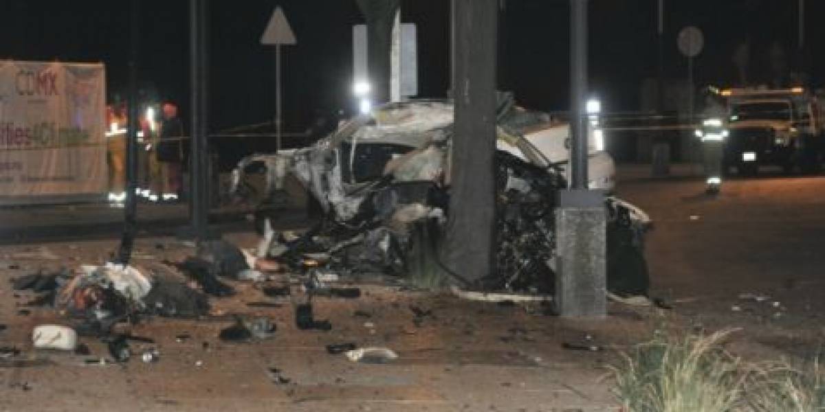 Video del momento exacto del choque en Reforma Publimetro México