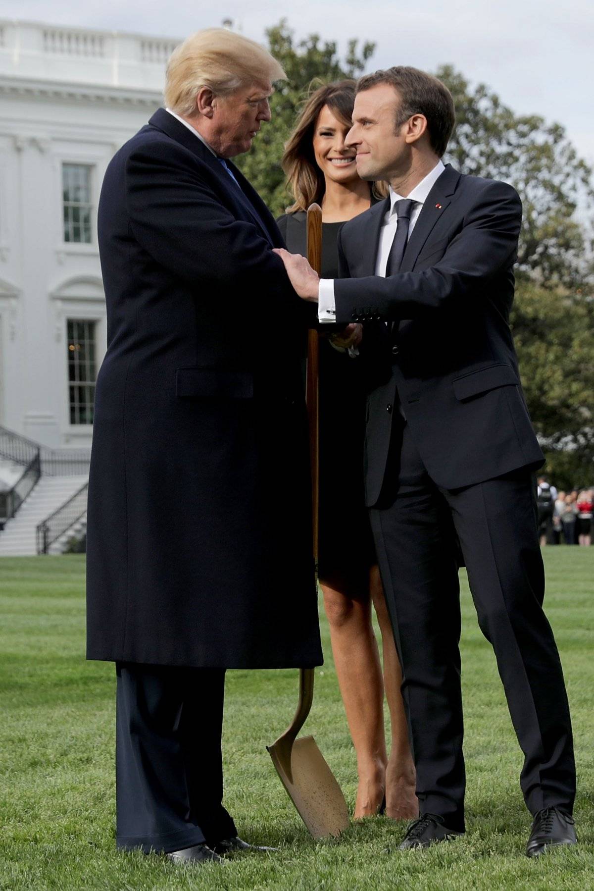 Trump y Macron son amigos.