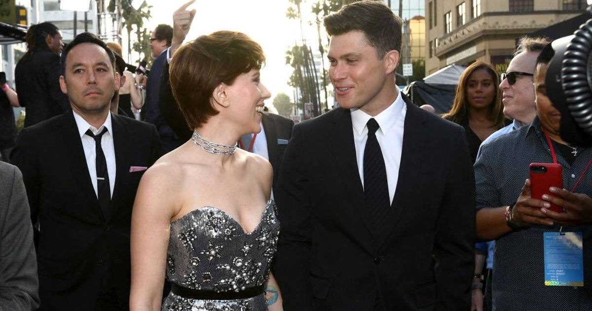 Scarlett Johanssson Colin Jost