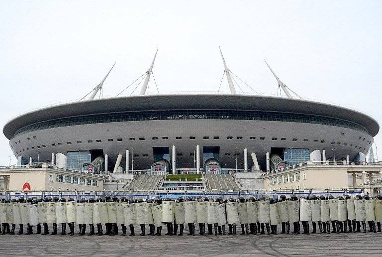 El estadio ubicado en San Petersburgo