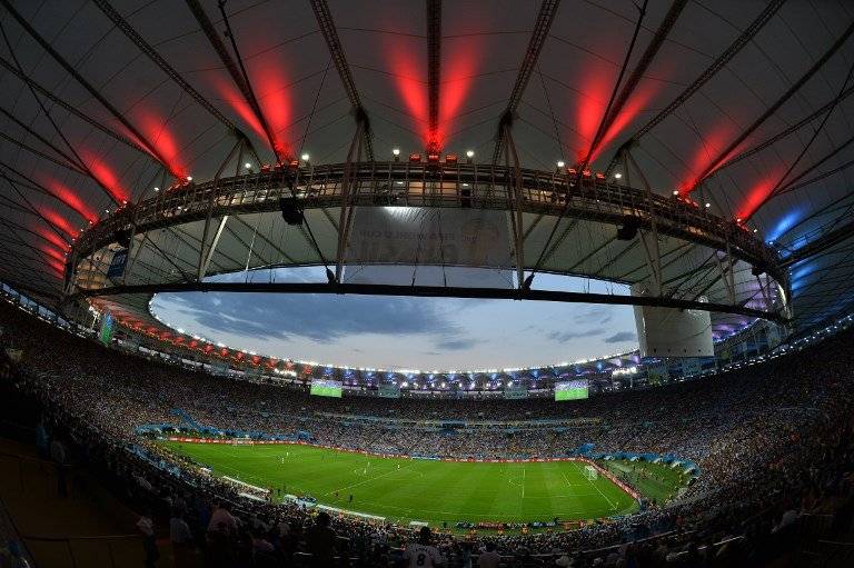 El estadio Maracaná para la final de Brasil 2014
