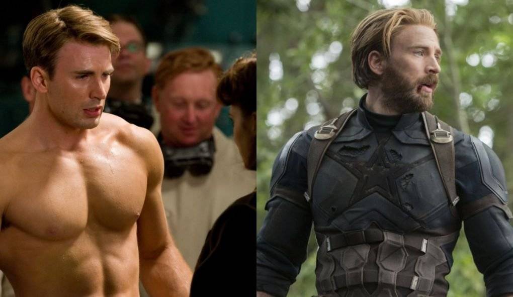 Chris Evans em Capitão América