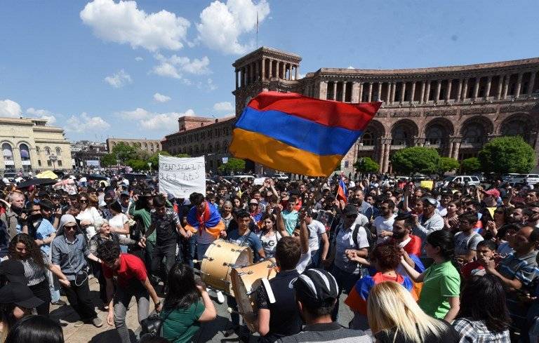 Protestas en Armenia
