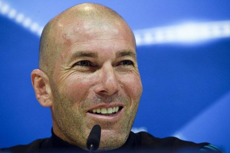 Zidane en una conferencia de prensa