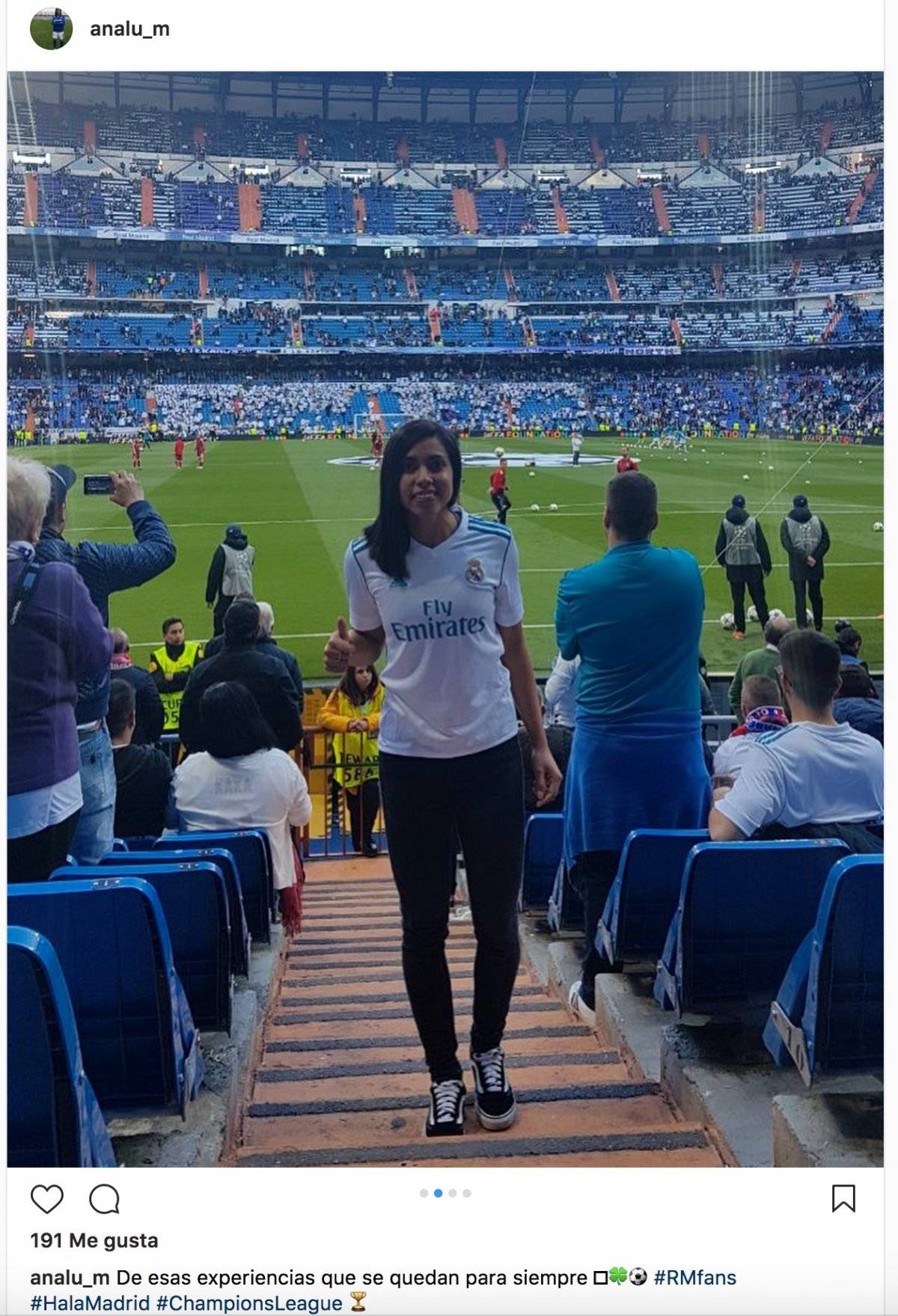 La goleadora nacional en el Bernabéu