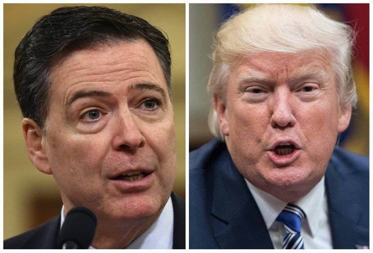 James Comey y Donald Trump