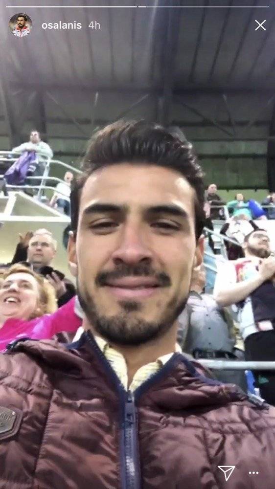 Oswaldo Alanís estuvo presente en partido del Real Madrid