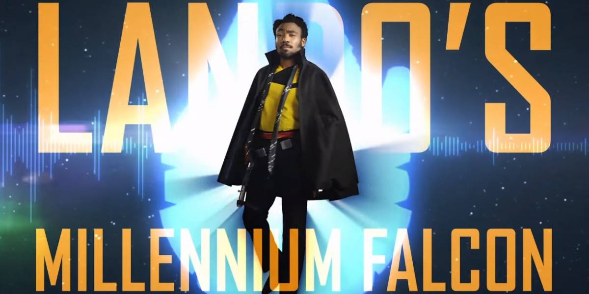 Lando te da un tour por su Halcón Milenario en Solo: A Star Wars Story