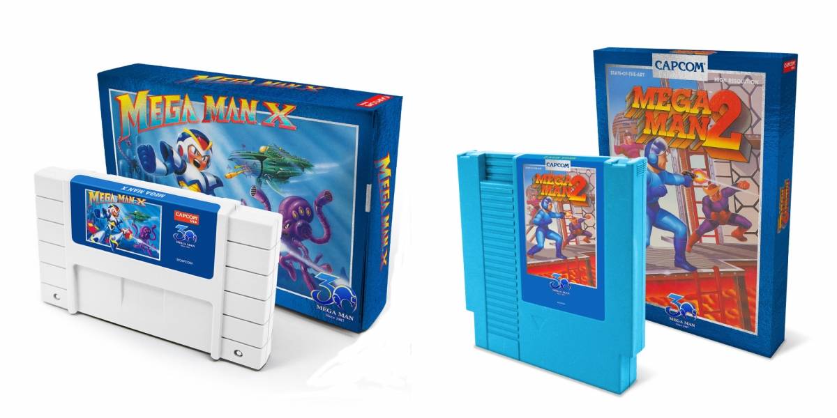 Estos nostálgicos cartuchos especiales de Mega Man X y Mega Man 2 son muy bonitos y caros