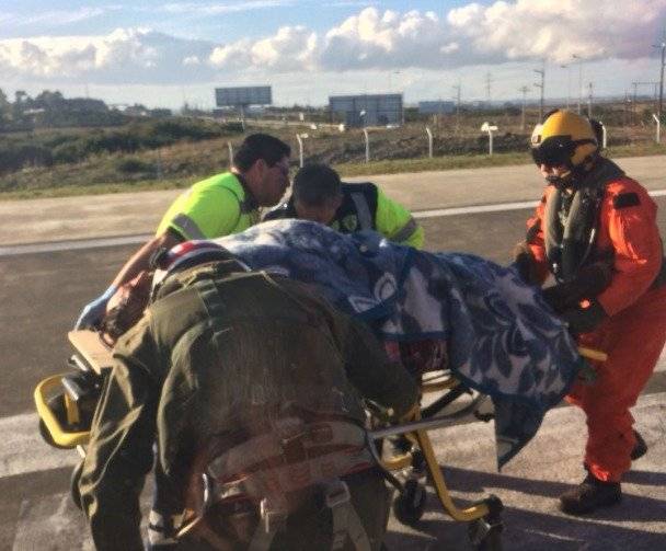 Traslados de heridos de Cochamó